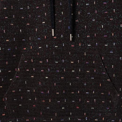 WY1444SDSA男士秋冬新款痞帅男装韩版满印刺绣连帽卫衣百搭时尚套头上衣 商品图3