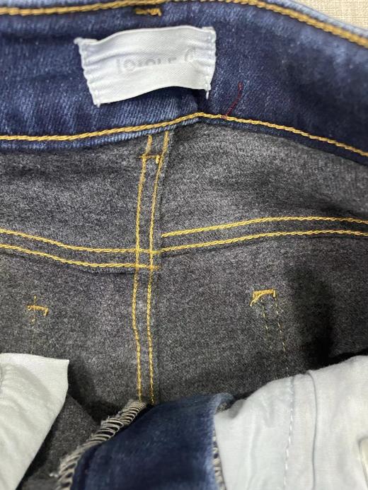 D112905女装2025冬季新款棉弹牛仔加绒喇叭裤 商品图13