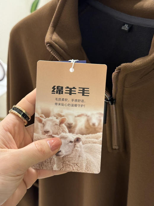 罗蒙男士半拉链POLO加绒卫衣 商品图10