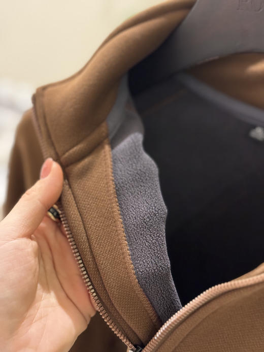 罗蒙男士半拉链POLO加绒卫衣 商品图12