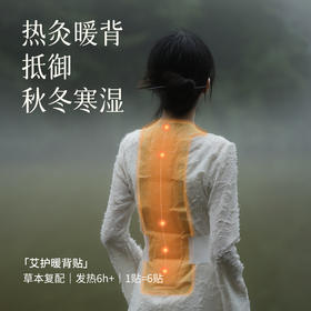 【艾护·暖背贴】方便版“晒背法”   排寒暖身  持续热敷