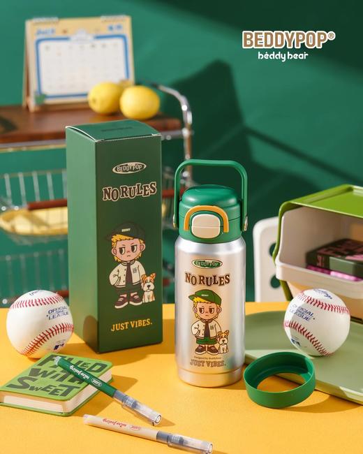 D112934一盖两用饮用美式复古男孩风格有容双饮保温杯 商品图6