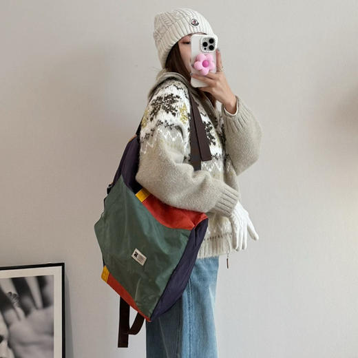 原单Selfwho费尔岛绵羊毛混纺翻领针织毛衣开衫112904 商品图6