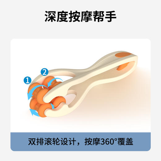 和正手指按摩器 HZ-M5手部关节按摩滚轮 疏通经络按摩夹 关节训练器 节日礼物 手指按摩 单只装 商品图3