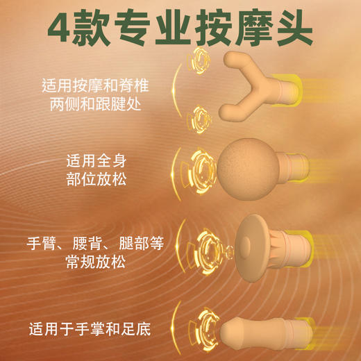 和正筋膜枪HZ-JMQ-228肌肉按摩器肩颈腿部专业级颈膜枪健身运动训练便携按摩仪肌肉捶打家用放松器 商品图3