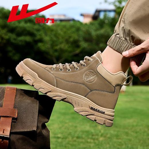 回力男鞋马丁靴2025秋季高帮工装鞋男士复古潮流户外休闲鞋子男款 商品图3