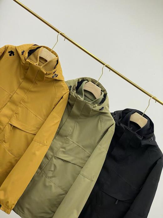 D112922抓绒内胆防风防水透湿男士三合一两件套 商品图1