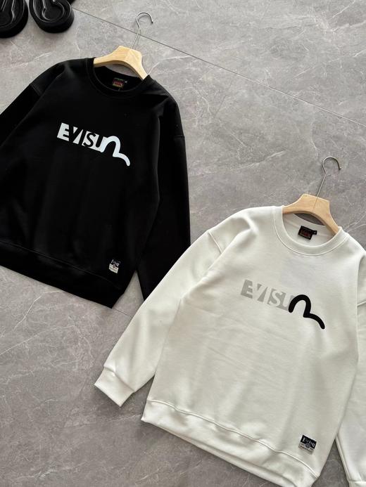 D112930商标海鸥印花银狐绒圆领套头卫衣 商品图1