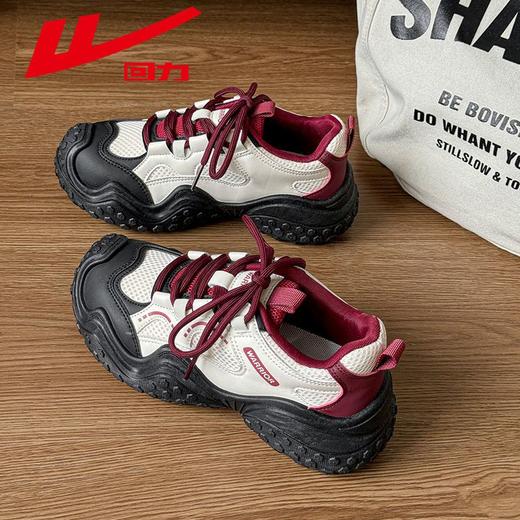 回力女鞋运动鞋2025秋季新款厚底显高老爹鞋户外休闲登山鞋子女款 商品图7