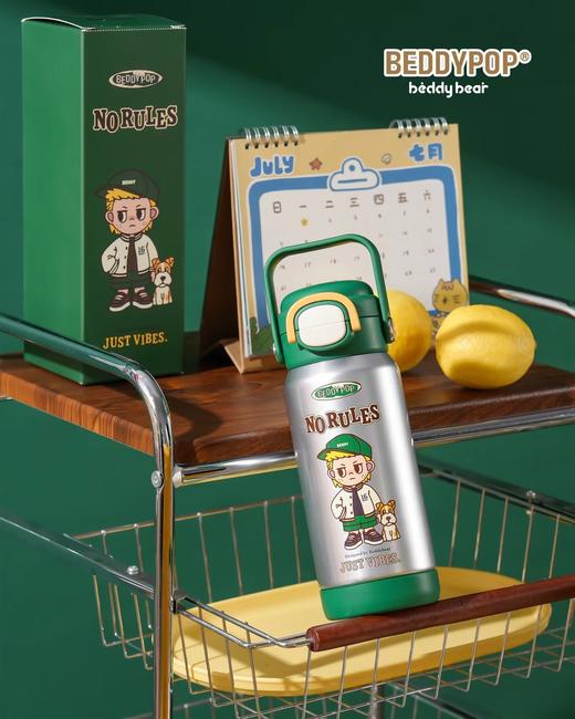 D112934一盖两用饮用美式复古男孩风格有容双饮保温杯 商品图1