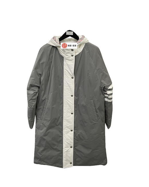 女款防风防水连帽长款羽绒服hu022 商品图0