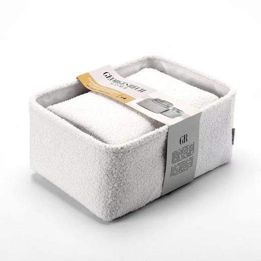 D112936一套4个颜色随机发泰迪绒收纳四件套 商品图3