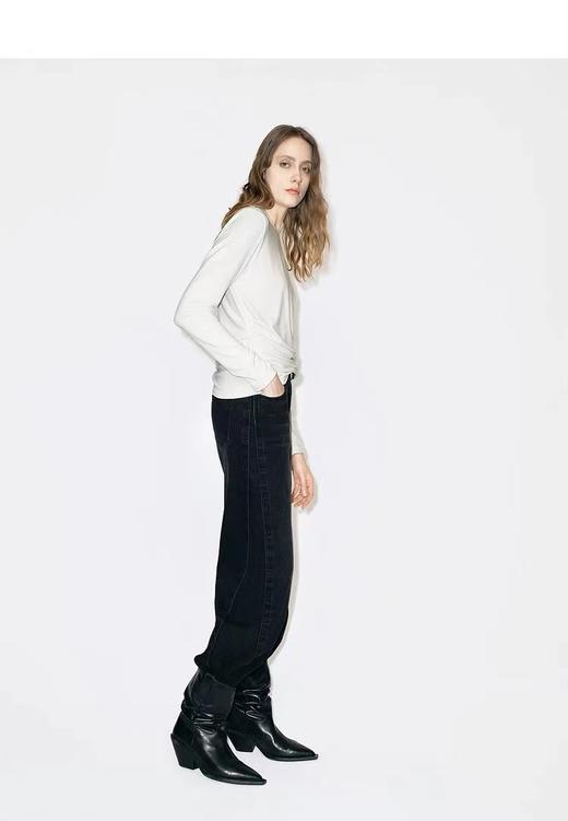 D112906长袖T恤2025冬新品远红外发热磨毛打底 商品图8