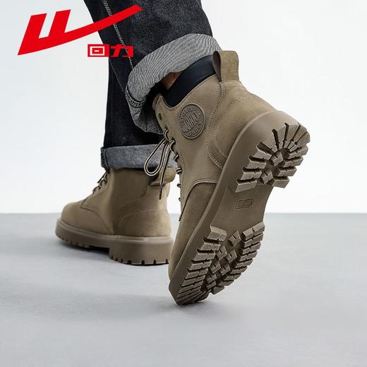 回力马丁靴男款春季新款大黄靴男士高帮工装靴春秋户外登山鞋子男 商品图7