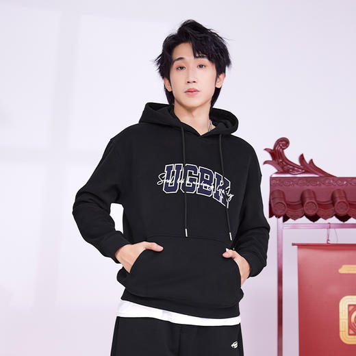 HX 冬季带帽卫衣情侣同款奥粒绒保暖C106440110101/02 商品图1