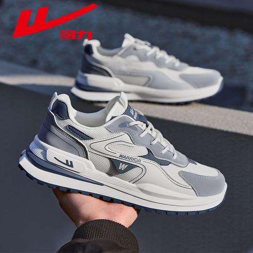 回力男鞋运动鞋2025秋季透气网面跑步鞋子男士百搭软底轻便休闲鞋 商品图1