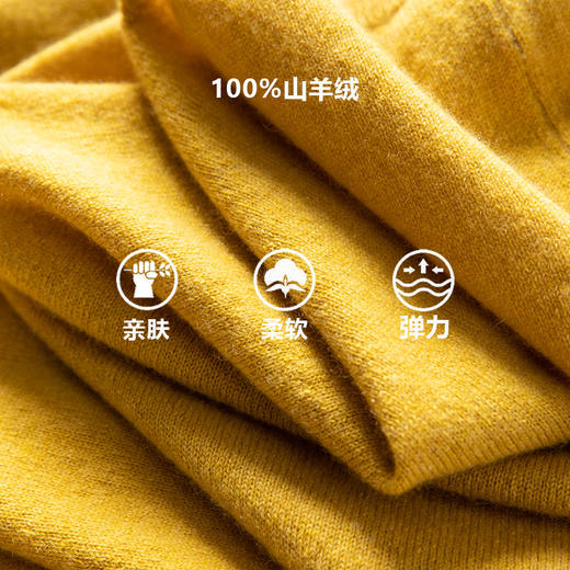 栩栩如生~极简100%山羊绒衫女圆领短袖兔子提花毛衣CYR250470DUAN 商品图1