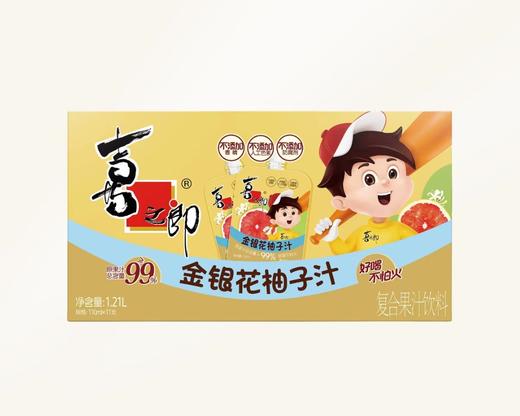 喜之郎金银花柚子汁110g*11 商品图0