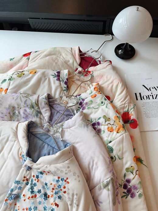 加厚双面穿雅致花色国风棉服 商品图9