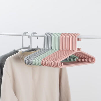 茶花 大衣架 防滑衣架子 衣挂架晒衣架衣服撑子挂衣架 18支装 商品图8