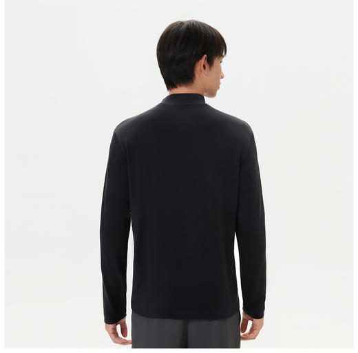 可隆户外休闲衣冬户外男女半高领内搭仿羊绒长袖T恤 商品图2