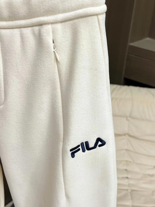 D112915内里绒面logo刺绣秋冬加绒弯刀裤 商品图3