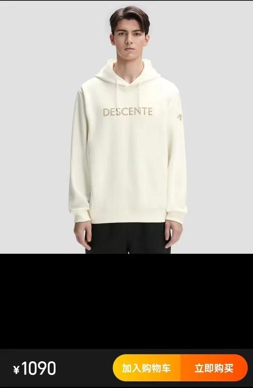 D112928新款ESET系列休闲运动连帽加绒卫衣 商品图4