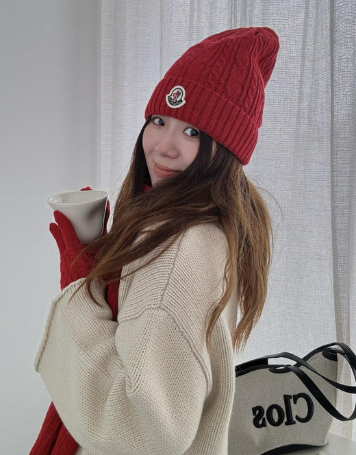 蒙口羊毛帽子＋围巾＋手套三件套112905 商品图7