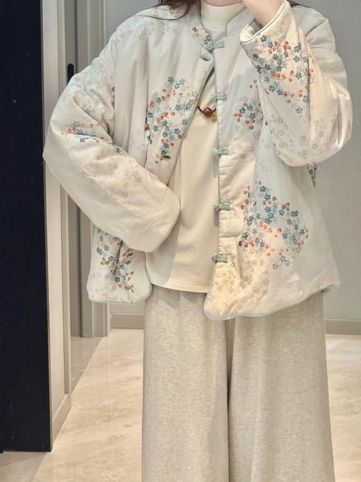 加厚双面穿雅致花色国风棉服 商品图3