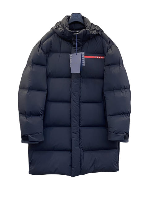 男款红标中长款连帽羽绒服he020 商品图0