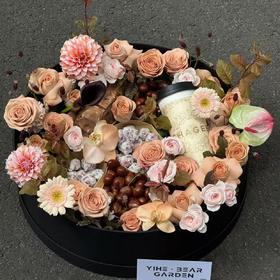 入冬四件套鲜花花盒