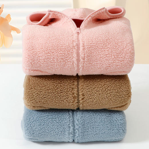 110-180秋冬终极厚款 省服颗粒绒连帽休闲外套秋冬 商品图4