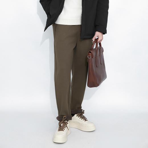 【新品上新】HX 冬季休闲长裤加绒Y203440005101/02 商品图2