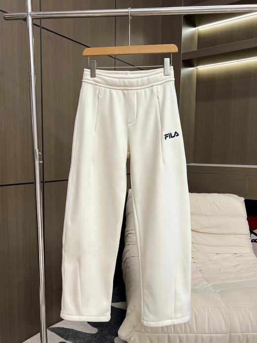 D112915内里绒面logo刺绣秋冬加绒弯刀裤 商品图2