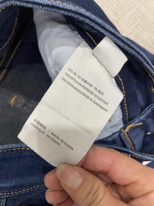 D112905女装2025冬季新款棉弹牛仔加绒喇叭裤 商品图14