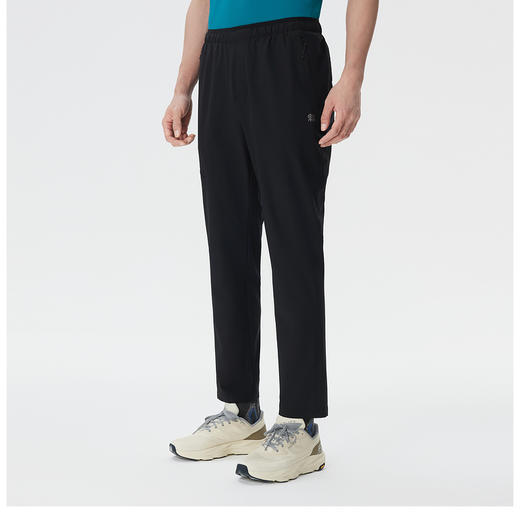 可隆加绒户外软壳裤男款防泼水透湿抗菌防晒火山岩直筒长裤 商品图0