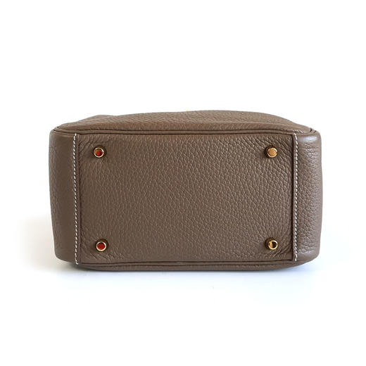 【95新】Hermes爱马仕Lindy大象灰金扣Mini Lindy单肩斜挎包女士261125TB09 商品图5