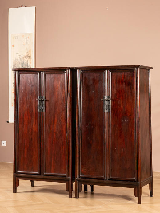 清	红木圆角柜（一对） 商品图4