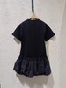 女款拼接短袖连衣裙he 商品缩略图1