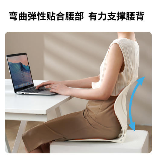 和正护腰坐垫 HZ-CS-1和正人体工学护腰坐垫 靠背垫腰靠腰托 腰部支撑驼背座椅 办公室久坐椅 商品图8