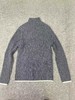 D112907冬季新品修身版型罗纹烟囱领针织衫灰色半高领毛衣 商品缩略图2