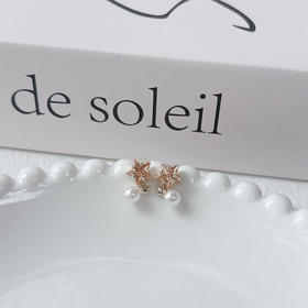 吊坠星星锆石珍珠银针耳钉-纪念日百货门店同款165804656