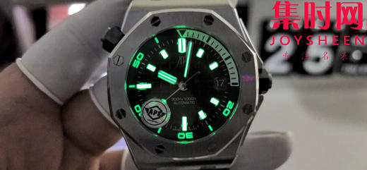 APS爱彼皇家橡树15720ST系列 水泥灰 男士腕表 搭载全新定制一体机Cal.4308全自动机械机芯，表盘尺寸42x14.2mm, 不惜高成本开发一体机 商品图8