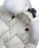 女款尼龙可拆卸毛领长款羽绒服ba018 商品缩略图2