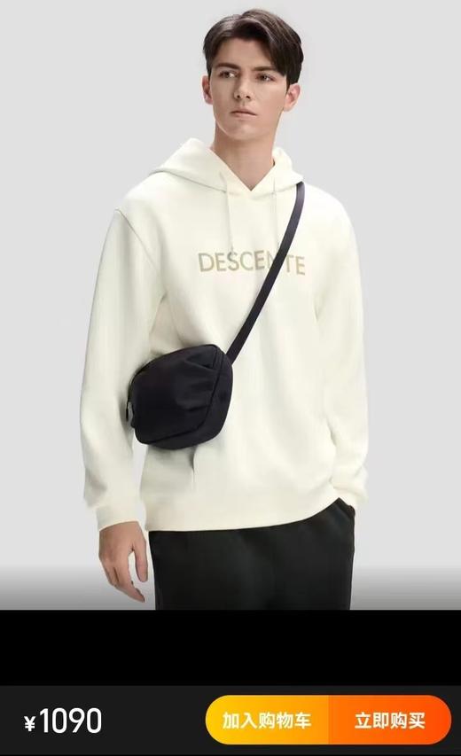 D112928新款ESET系列休闲运动连帽加绒卫衣 商品图5