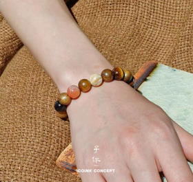 子休沉香阴阳平衡刚柔并济多宝手串