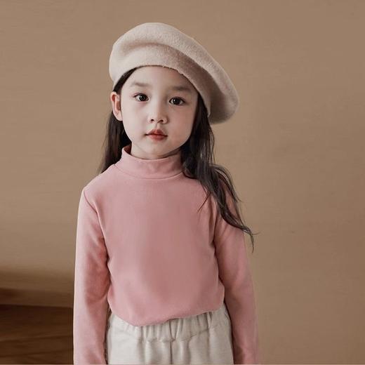 【GZ】无忧购39元2件男女童打底衫秋冬季德绒半高领洋气内搭长袖t恤（截单后3-5天发货) 商品图6