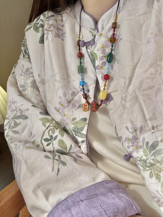 加厚双面穿雅致花色国风棉服 商品图4