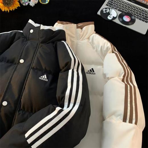 D112911三叶草情侣装秋冬款外套新款宽松羽绒棉服 商品图2
