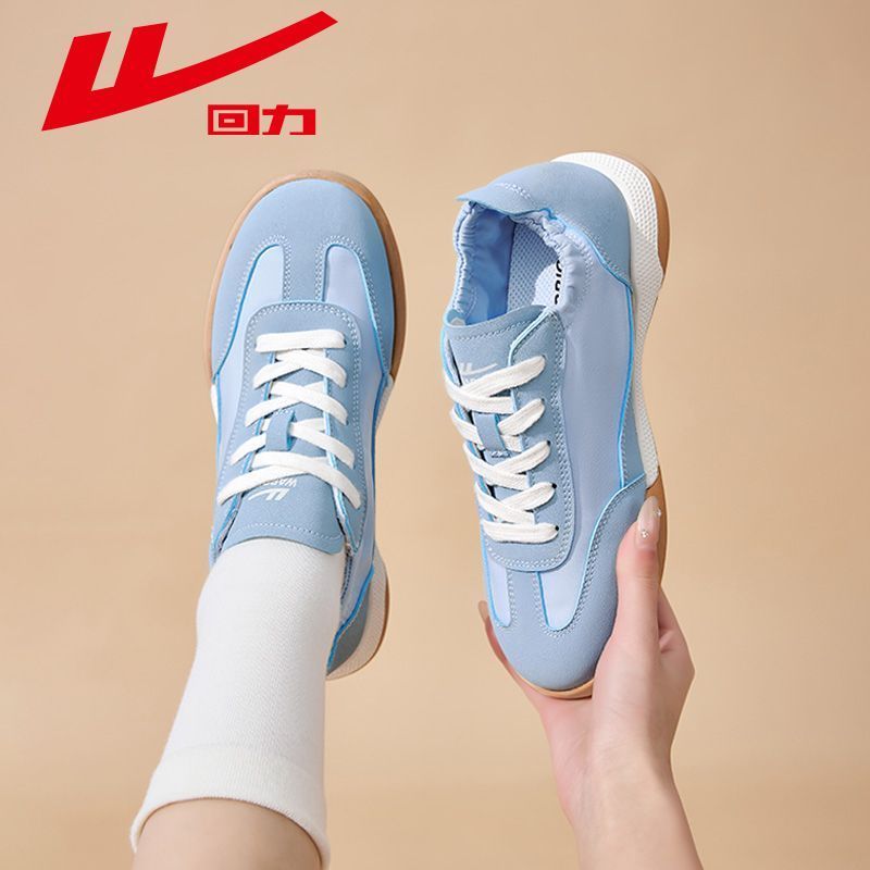 回力女鞋德训鞋女2025秋冬款芭蕾帆布鞋休闲透气百搭洋气板鞋子女